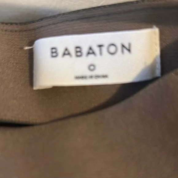 Babaton satin brown midi skirt - Picture 2 of 4